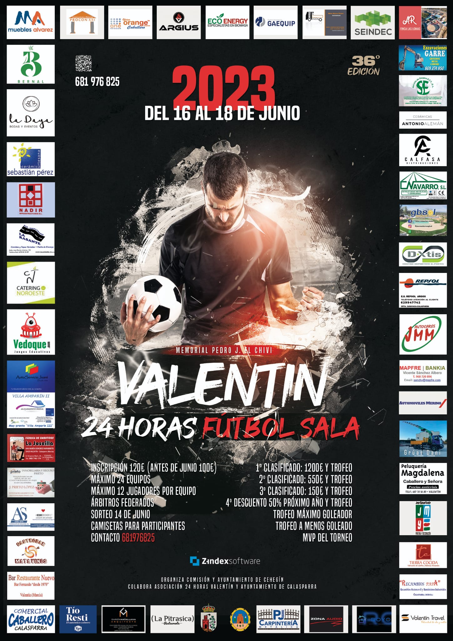 CARTEL 24 HORAS VALENTIN 2023